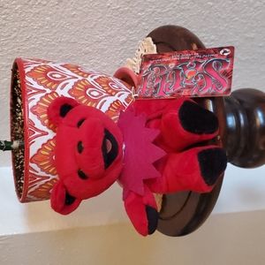 Scarlet grateful dead bean beanie bear baby